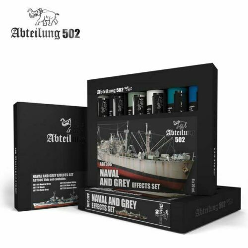 ABT306 Naval and Grey Effects Oil Colors Set ABT306